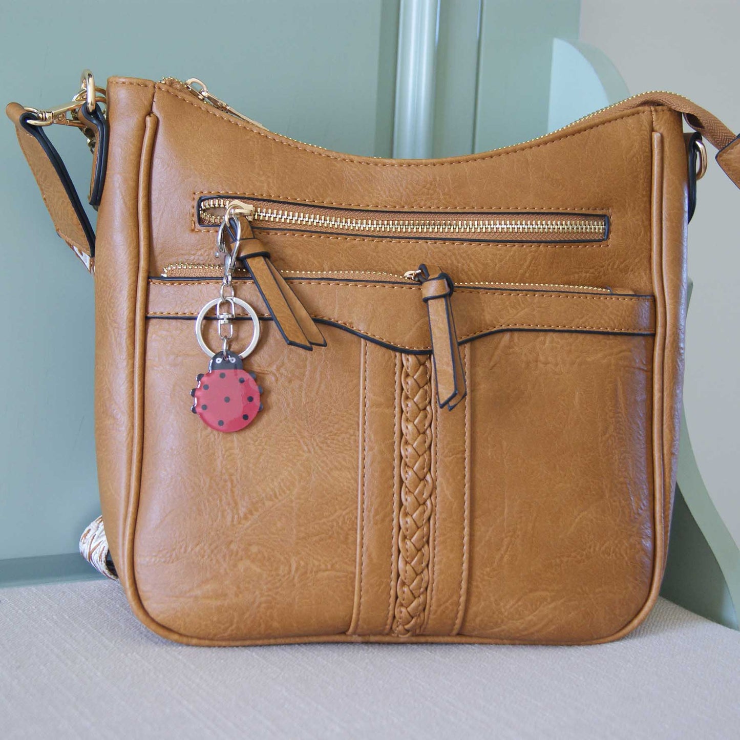 Ladybug Acrylic Charm & Keychain | Quirky Bag Accessory