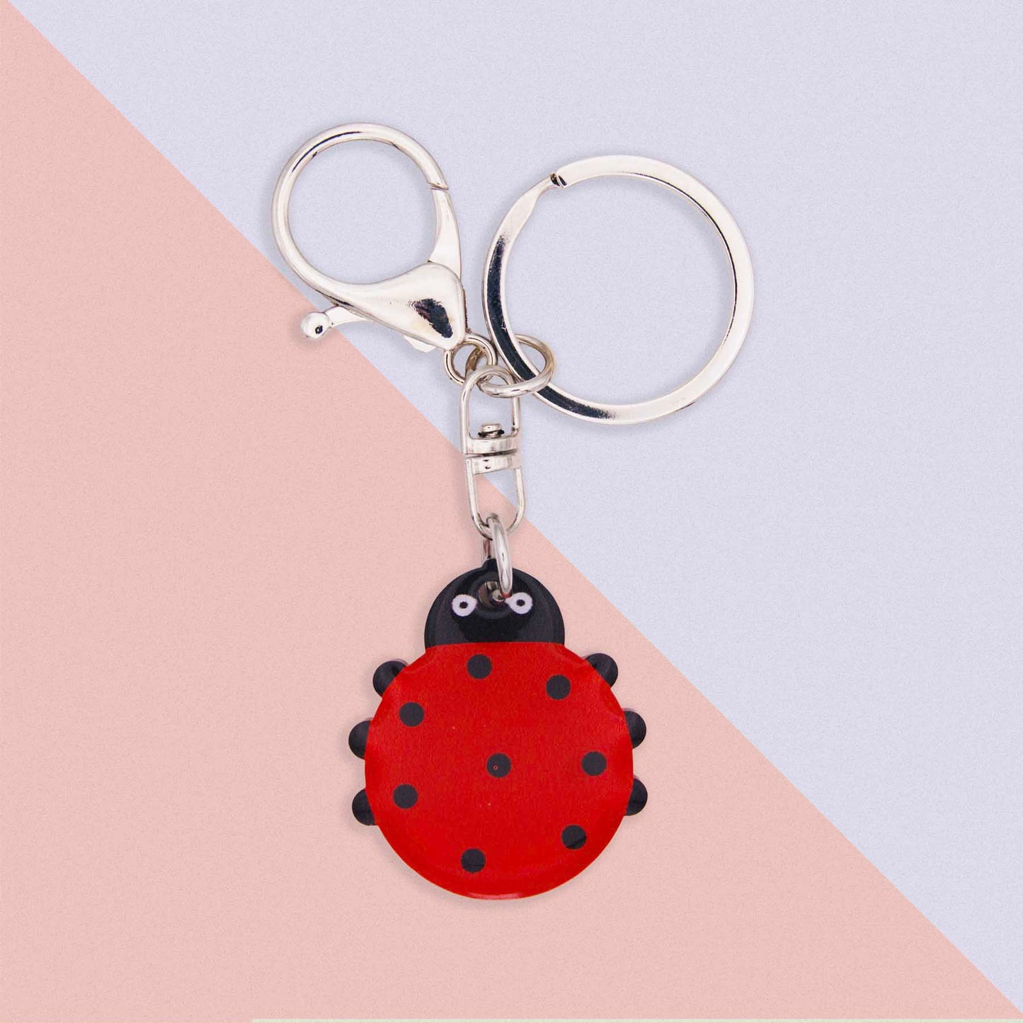 Ladybug Acrylic Charm & Keychain | Quirky Bag Accessory