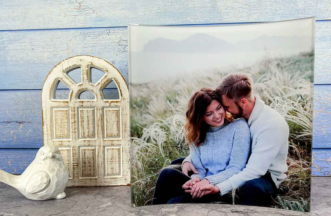 Curved Acrylic Photo Panel Example