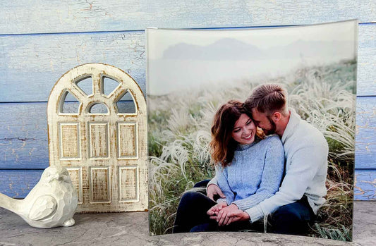 Curved Acrylic Photo Panel Example