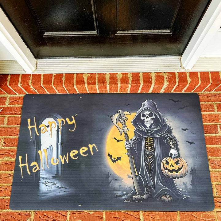 Welcome Mat - Halloween - Grim Reaper