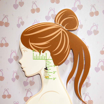 Halloween Silly Goose Dangle Earrings - Fun Acrylic Jewelry