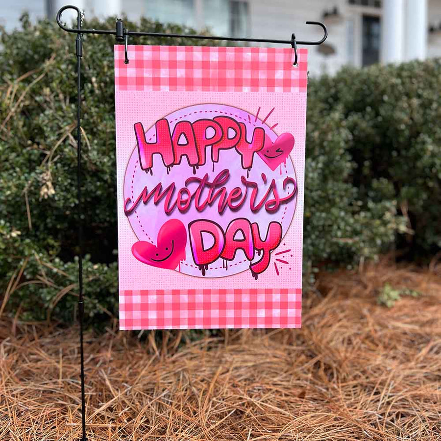 Garden Flag - Mother's Day with HeartsGarden Flag - Mother's Day with Hearts