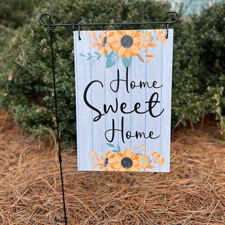 Garden Flag - Home Sweet Home - Sunflowers