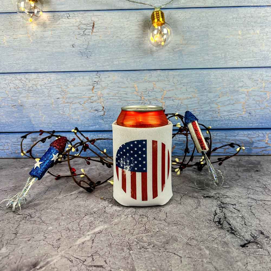 Round-American-Flag-Can-Cooler